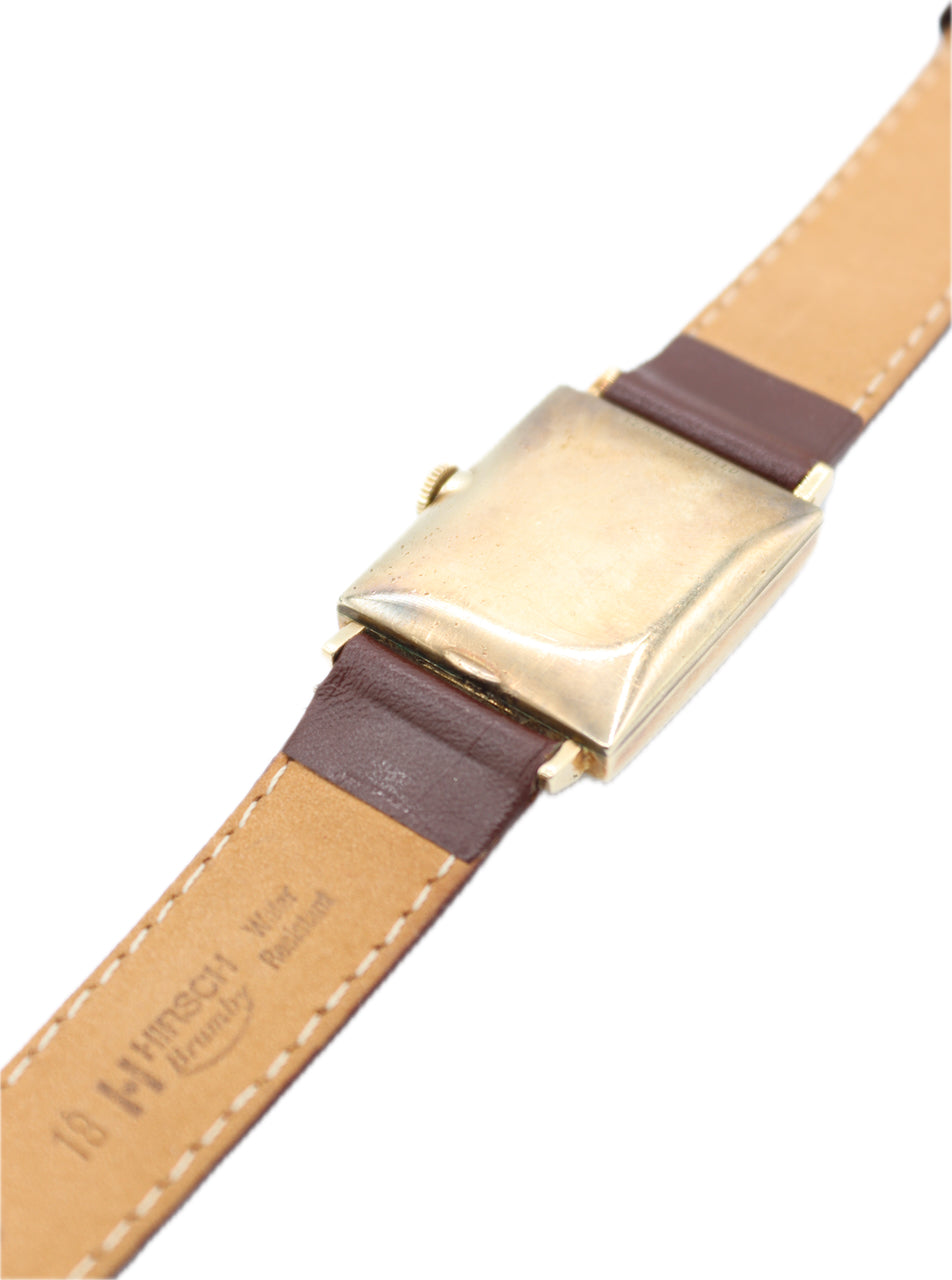 Vintage Longines Chrysler Hands Men's Mechanical Wristwatch 370 Swiss 10k GF