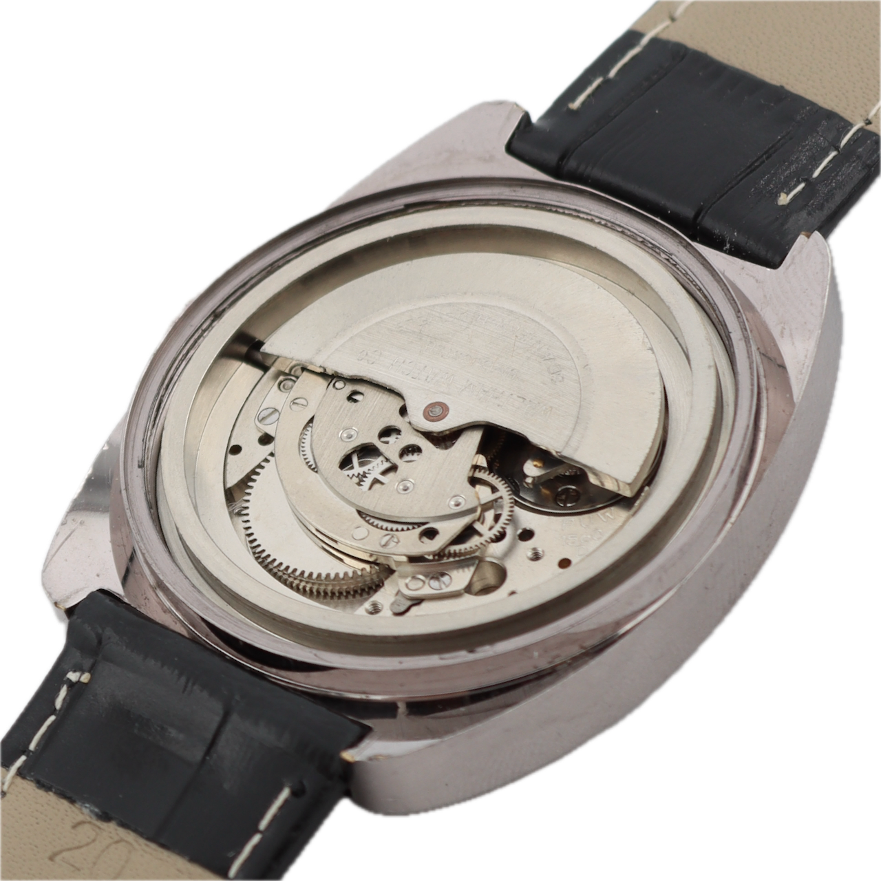 Vintage Waltham Jump Hour / Direct Read Men's Automatic Wristwatch 1560D Steel