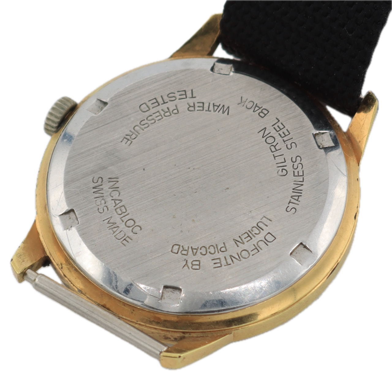 Vintage Lucien Piccard Dufonte Giltron Men's Mechanical Wristwatch FHF 97 Swiss