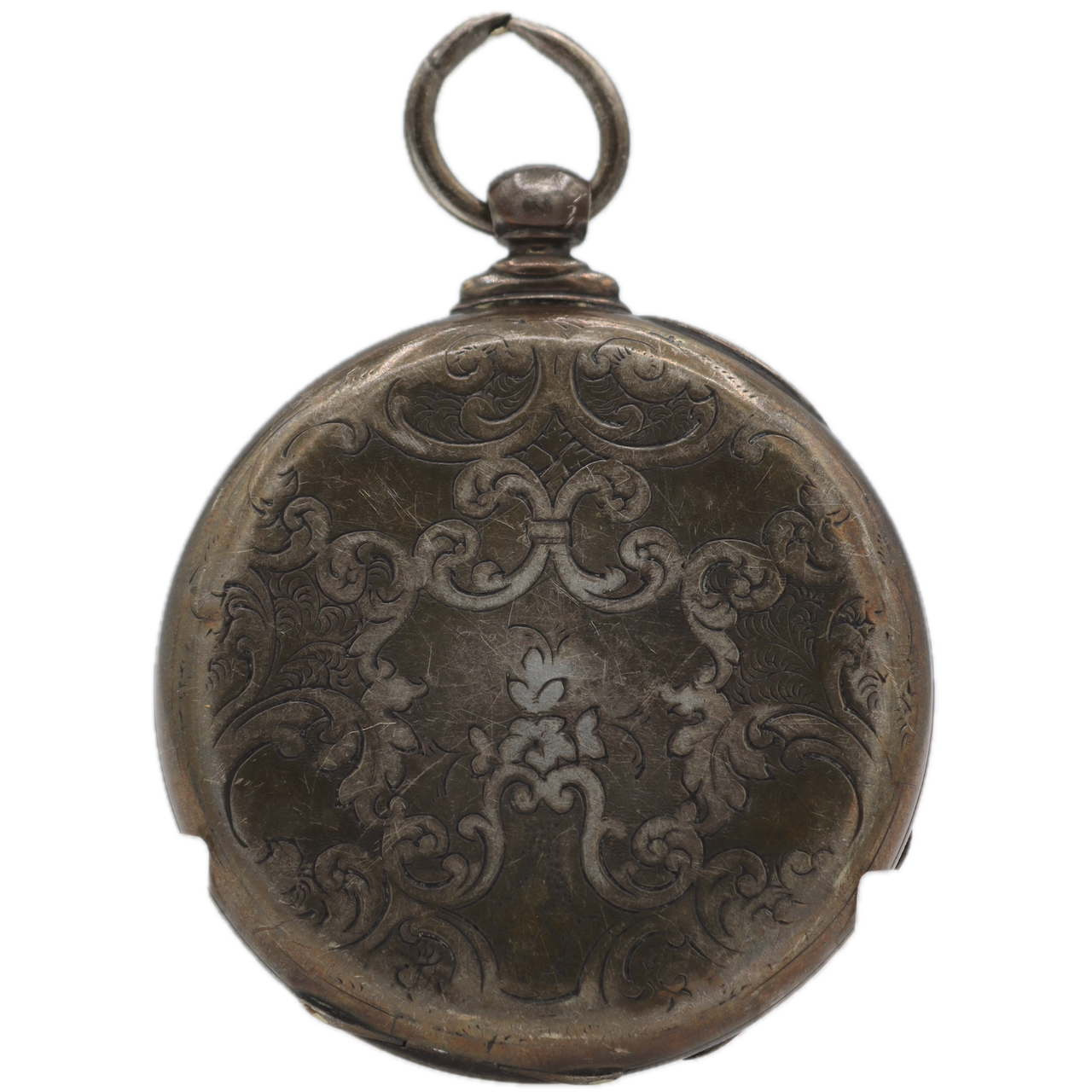 Antique Cooper Liverpool Farmhouse Key Cylinder Escapement Pocket Watch Silver