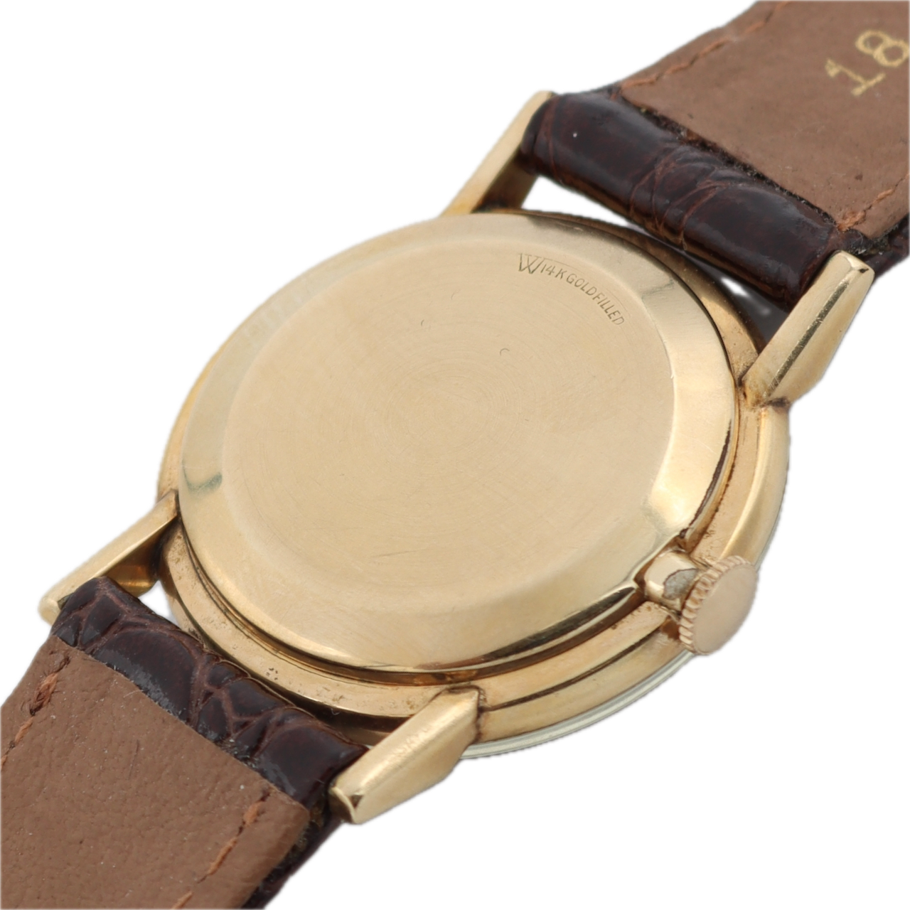Vintage Lord Elgin 7618 Continental Men's Mechanical Wristwatch 715 USA 14k GF
