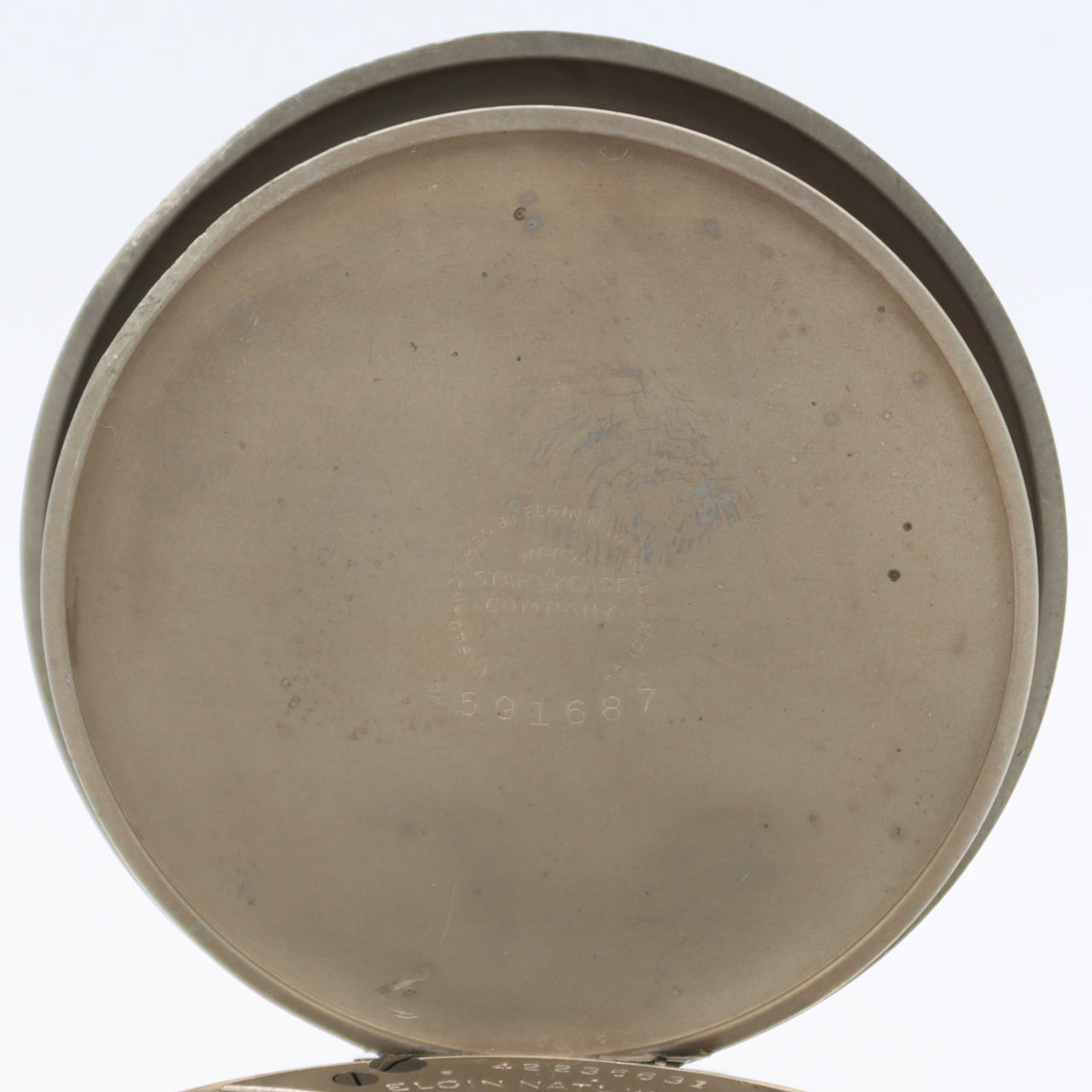 Vintage 1944 Elgin Timer 15 Jewel Mechanical Open Face Stop Watch 582 USA