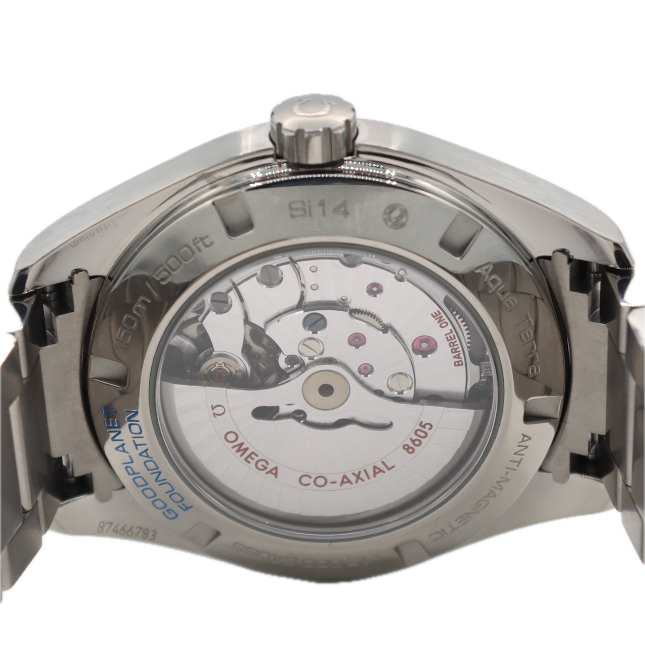 Omega Aqua Terra GMT Men's Automatic Wristwatch Swiss Made Titanium w/Box