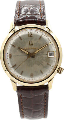 Vintage 34mm 1976 Bulova Accutron Men's Tuning Fork Wristwatch 2192 Swiss 10kRGP