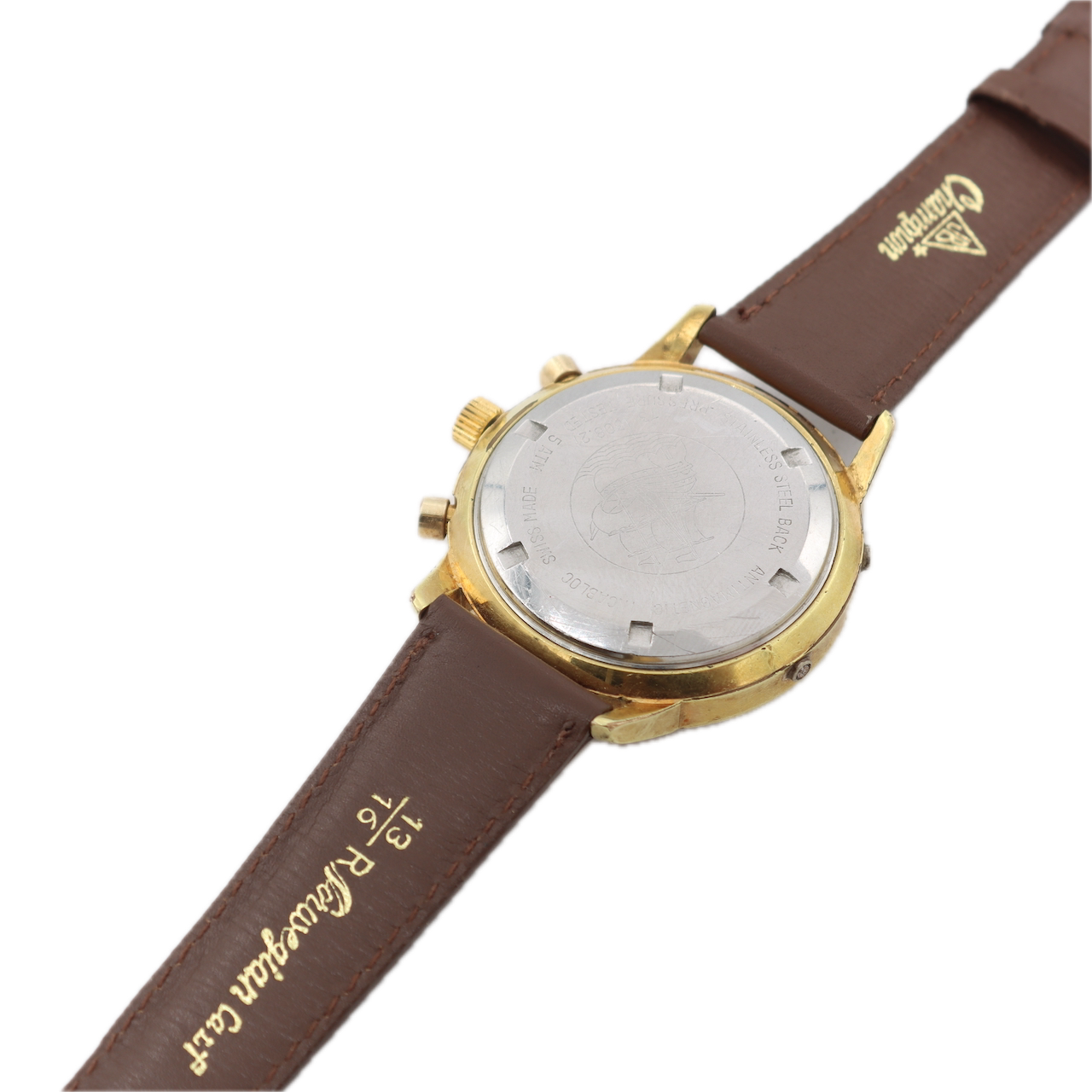 Vintage Wakmann Triple Date Men's Chronograph Wristwatch Valj. 730 Serviced