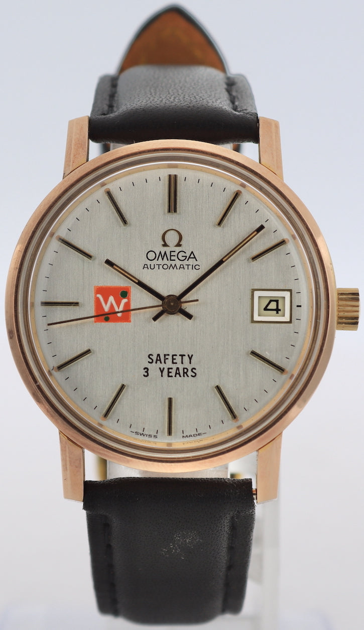 Vintage Omega 166.0202 Walker Logo Dial Men's Automatic Wristwatch 1010 Swiss