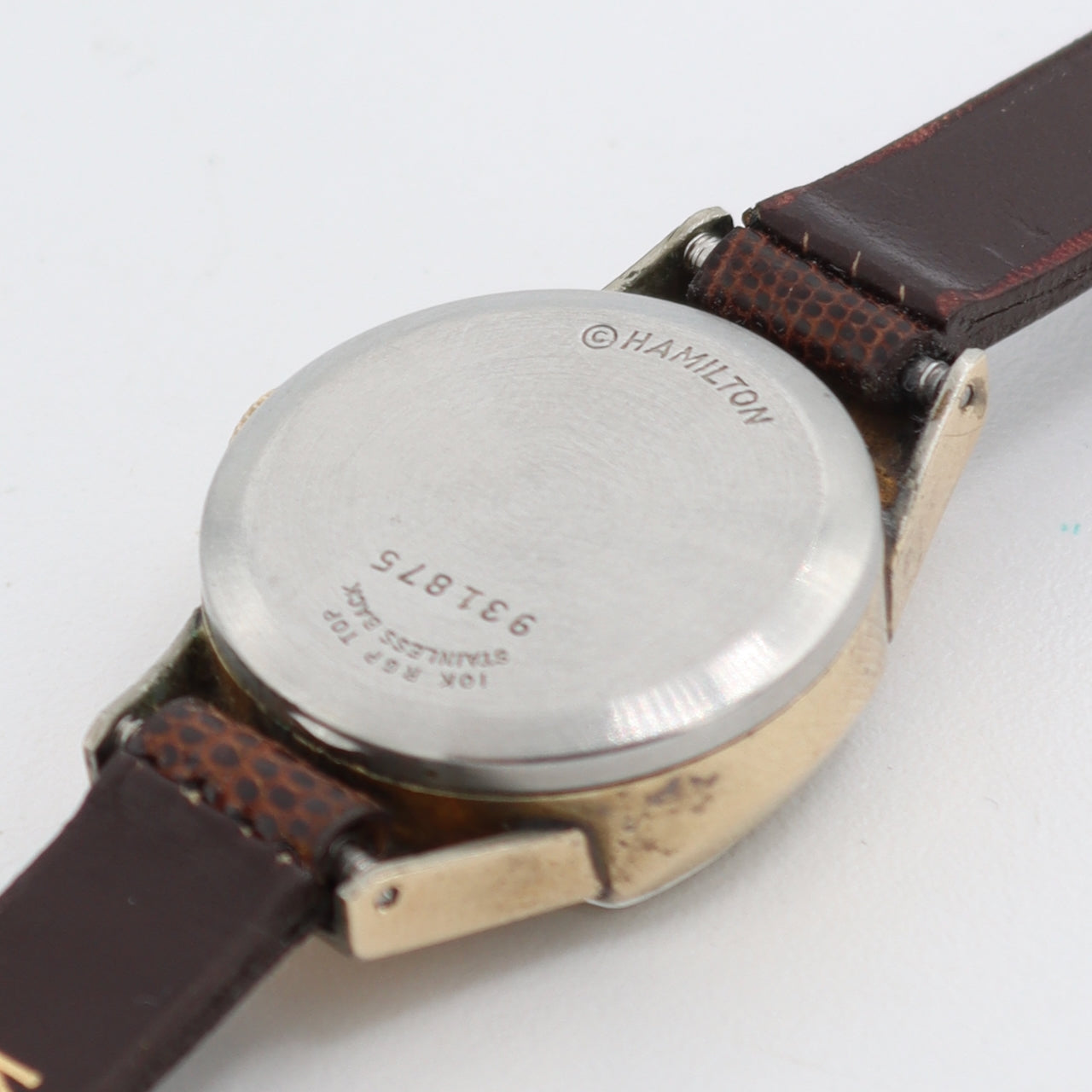 Vintage 21mm Hamilton 931875 Ladies Electronic Wristwatch 782 Steel & 10k RGP