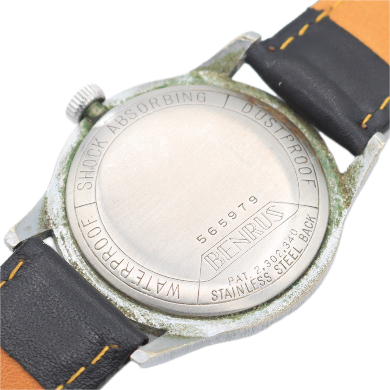 Vintage Benrus Saint Christopher Emblem Men's Mechanical Wristwatch Swiss