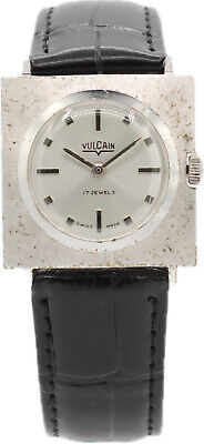 Vintage Vulcain Grand Prix Men's Mechanical Wristwatch MSR Swiss Steel Square
