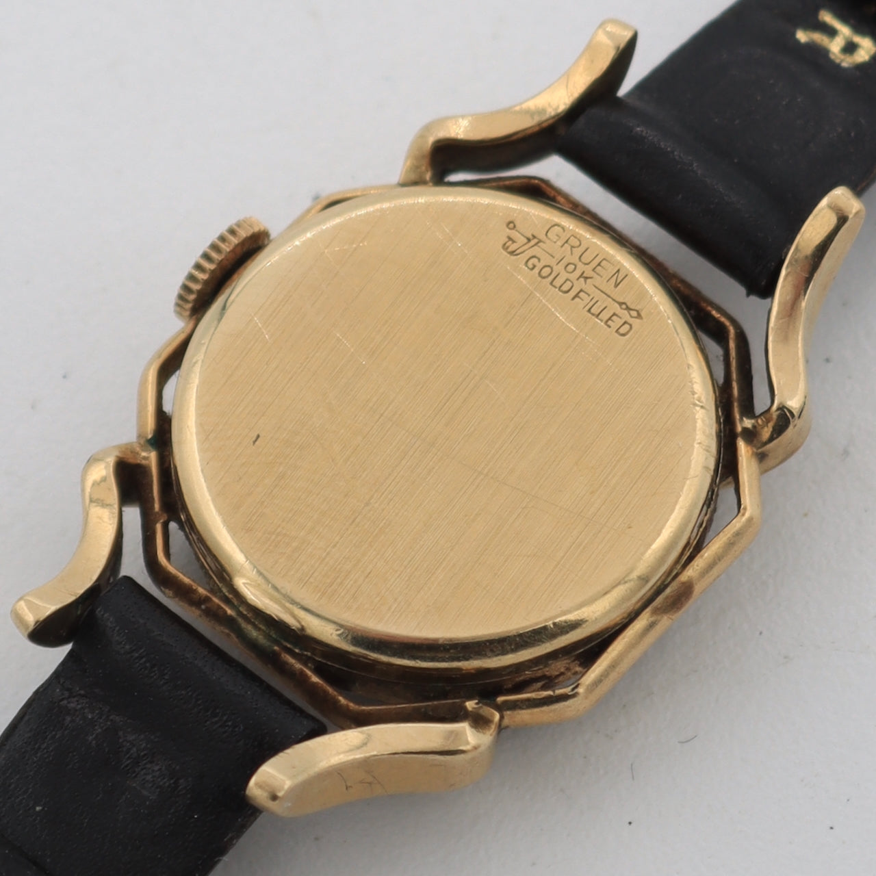 Vintage Gruen 215 784 Barclay Ladies Mechanical Wristwatch 215 Swiss 10k GF