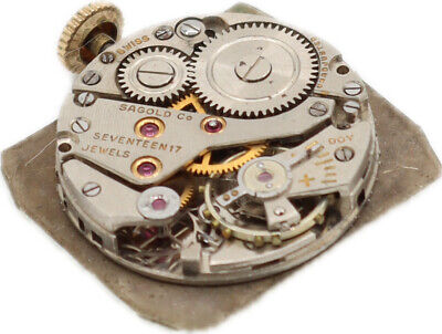 Vintage Baylor Tank Style Jeweled Dial 17 Jewel Unisex Wristwatch Swiss 10k RGP
