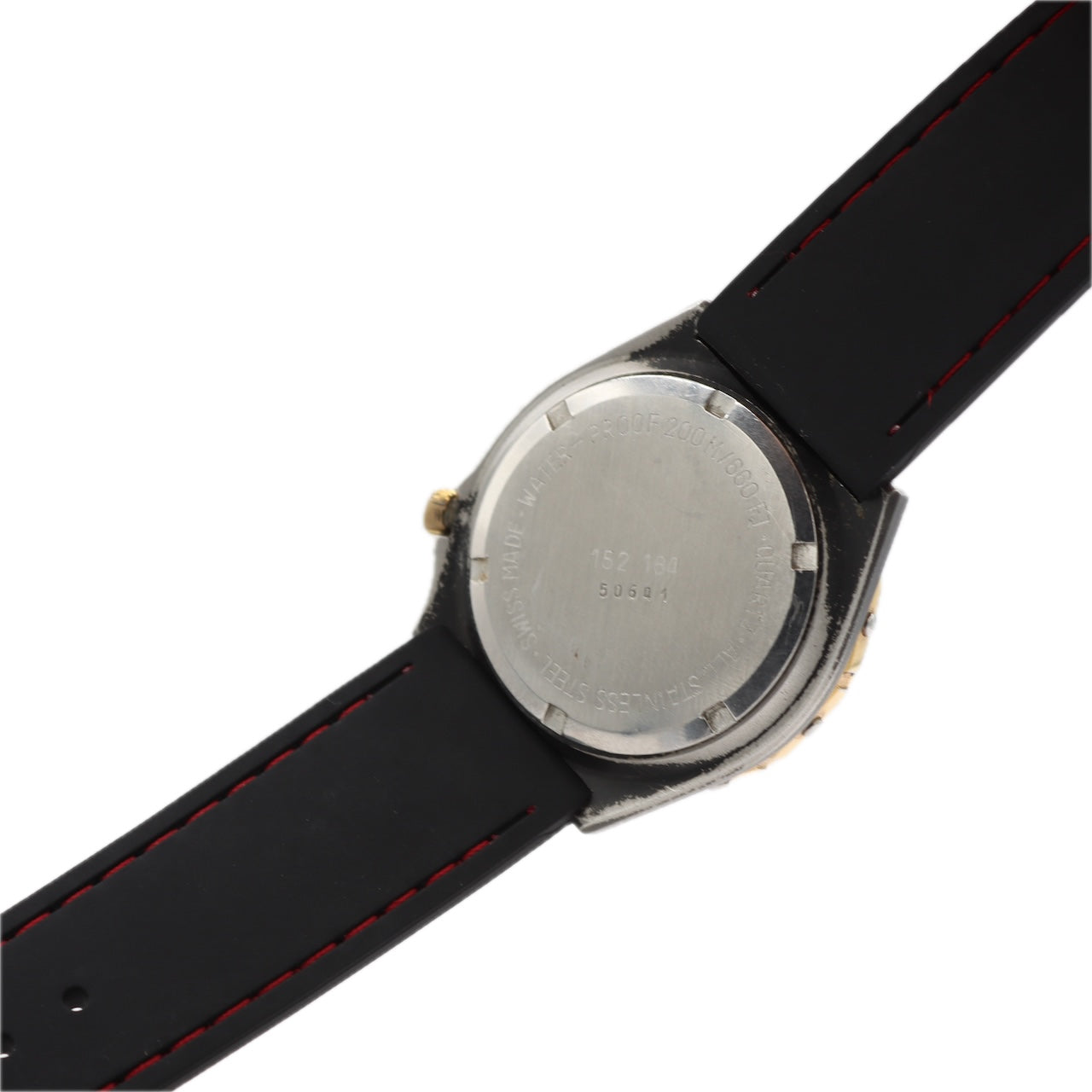 Vintage ScubaPro 152 184 Diver Men's Quartz Wristwatch Swiss Stainless Steel