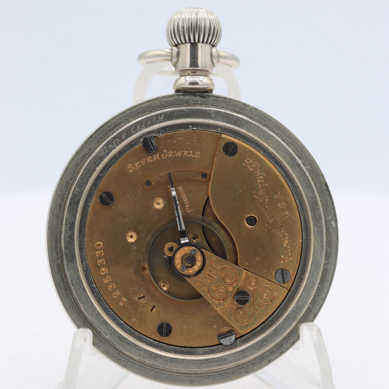 Antique 18s 1906 Elgin Farmhouse Hunter Config. Pocket Watch 309 Silverode