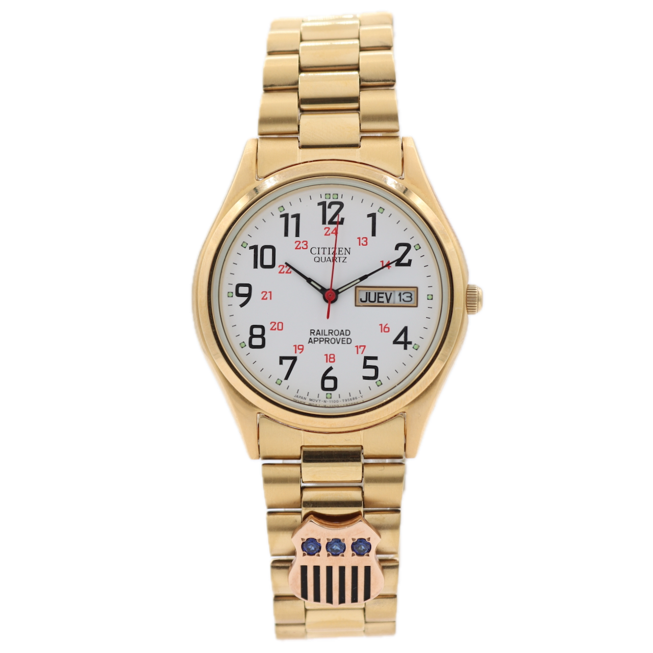 Citizen Railroad Approved Union Pacific Award Men's Quartz Wristwatch NOS