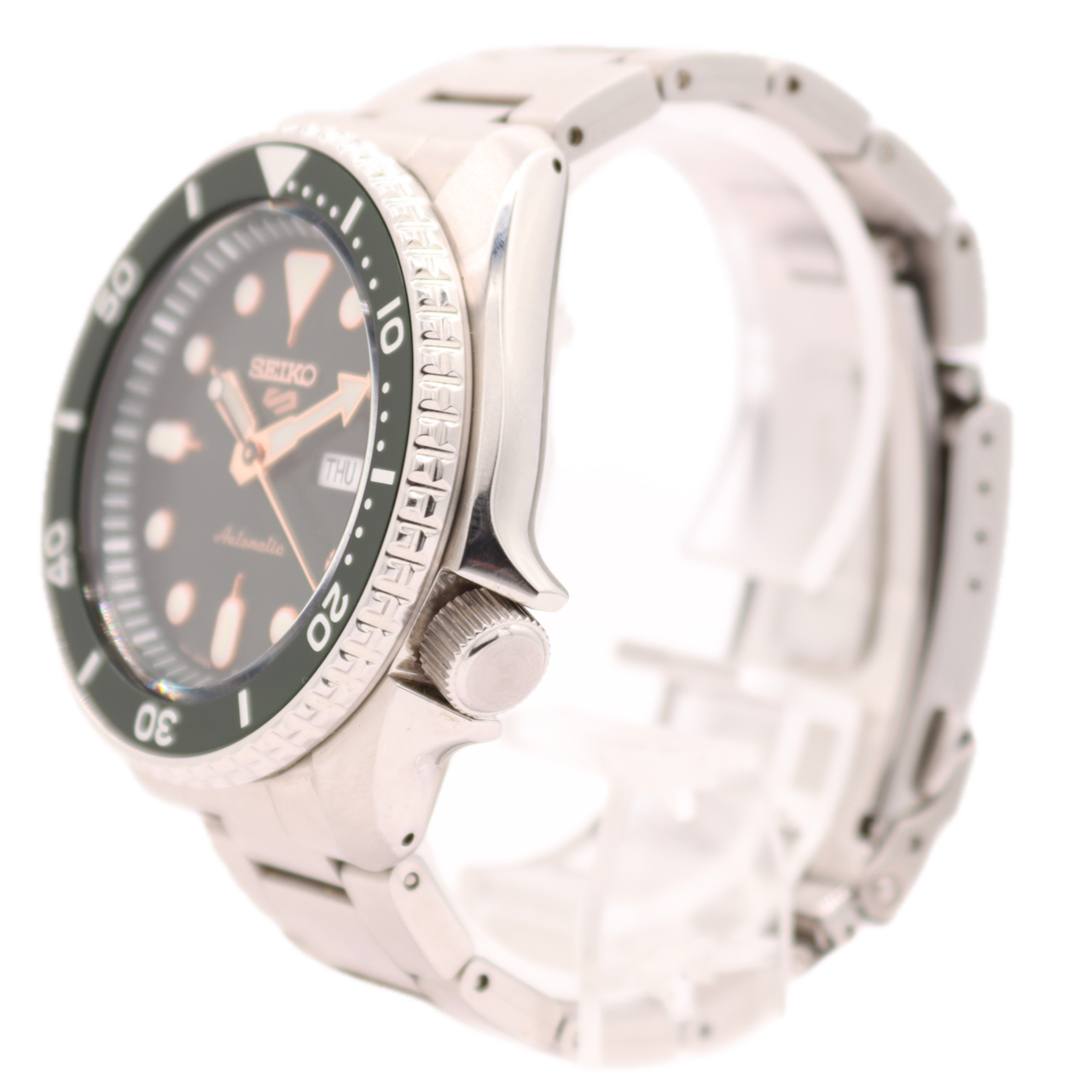 Vintage Seiko 5 Sports Green Dial 5KX 4R36-07G0