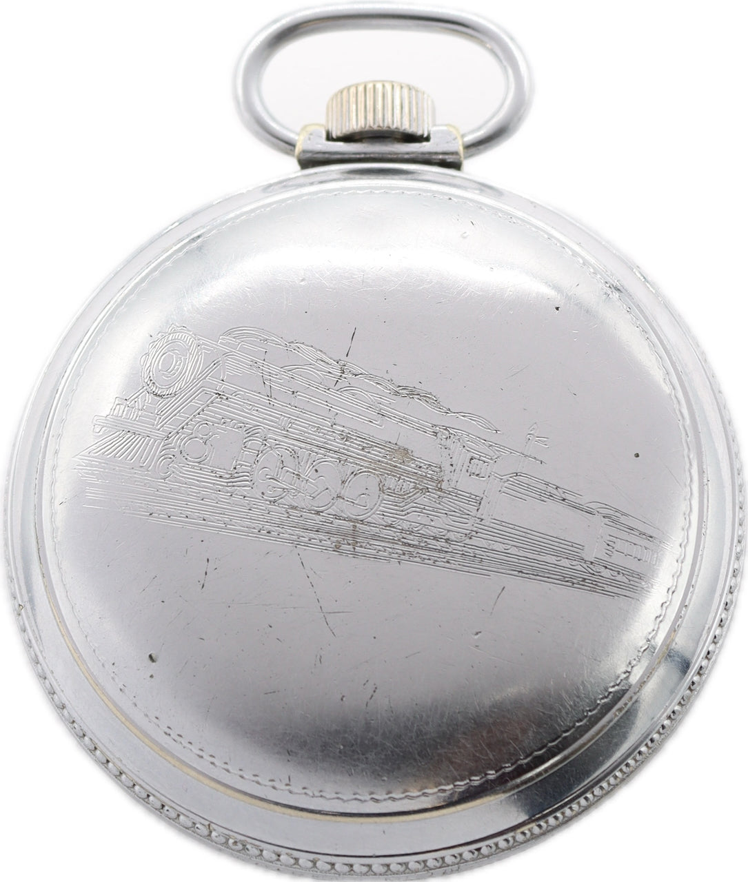 Antique 18S Elgin B.W. Raymond w Ferguson Dial Railroad Pocket Watch 240