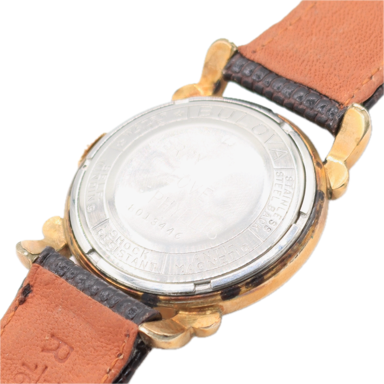 Vintage 31mm Bulova 8013446 Clipper Men's Automatic Wristwatch 10CSC Two Tone