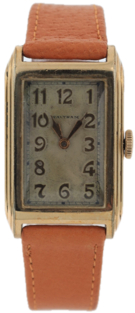 Vintage Waltham Stepped Case Men's Mechanical Wristwatch 737 USA 10k GF