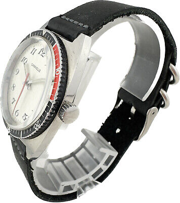 Vintage Caravelle Men's Mechanical Wristwatch 1061.50 w Coke Style Divers Bezel