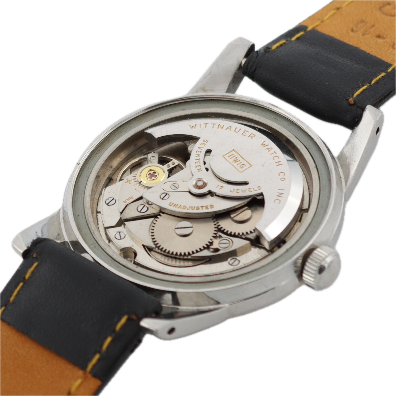 Vintage Wittnauer Power Reserve 17J Men's Automatic Wristwatch 11WIG Steel