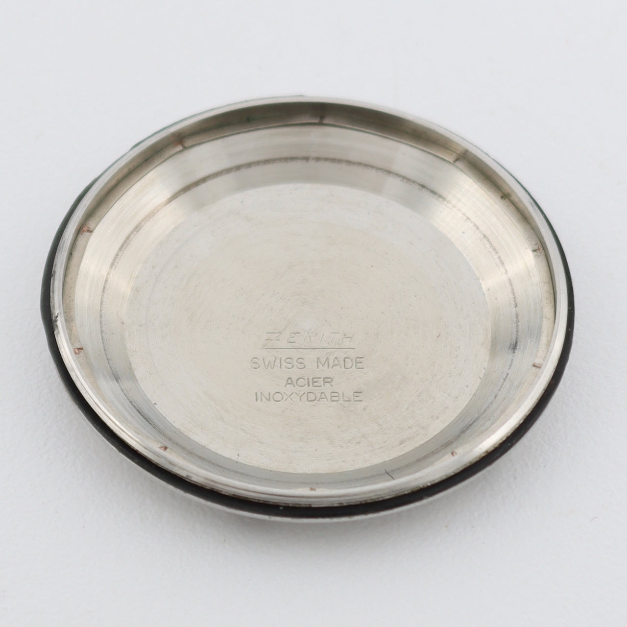 Vintage 36mm Zenith Sunburst 25 Jewel Men's Automatic Wristwatch Swiss Steel