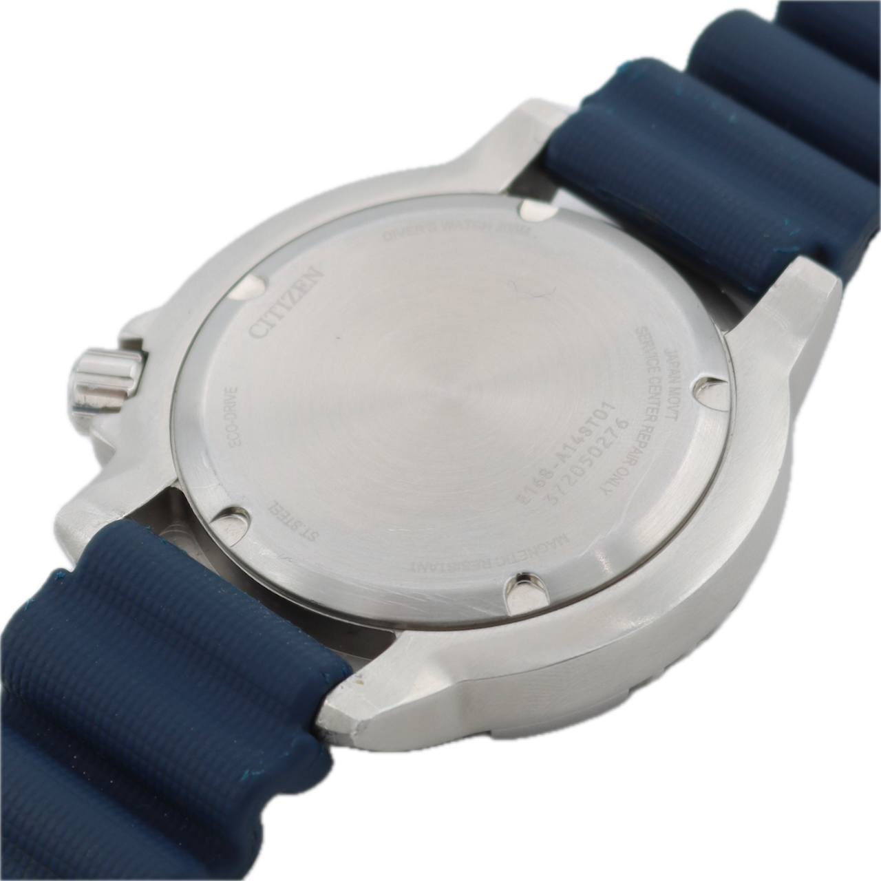44mm Citizen E168-A14ST01 Pepsi Eco Drive Men's Quartz Wristwatch Japan Steel