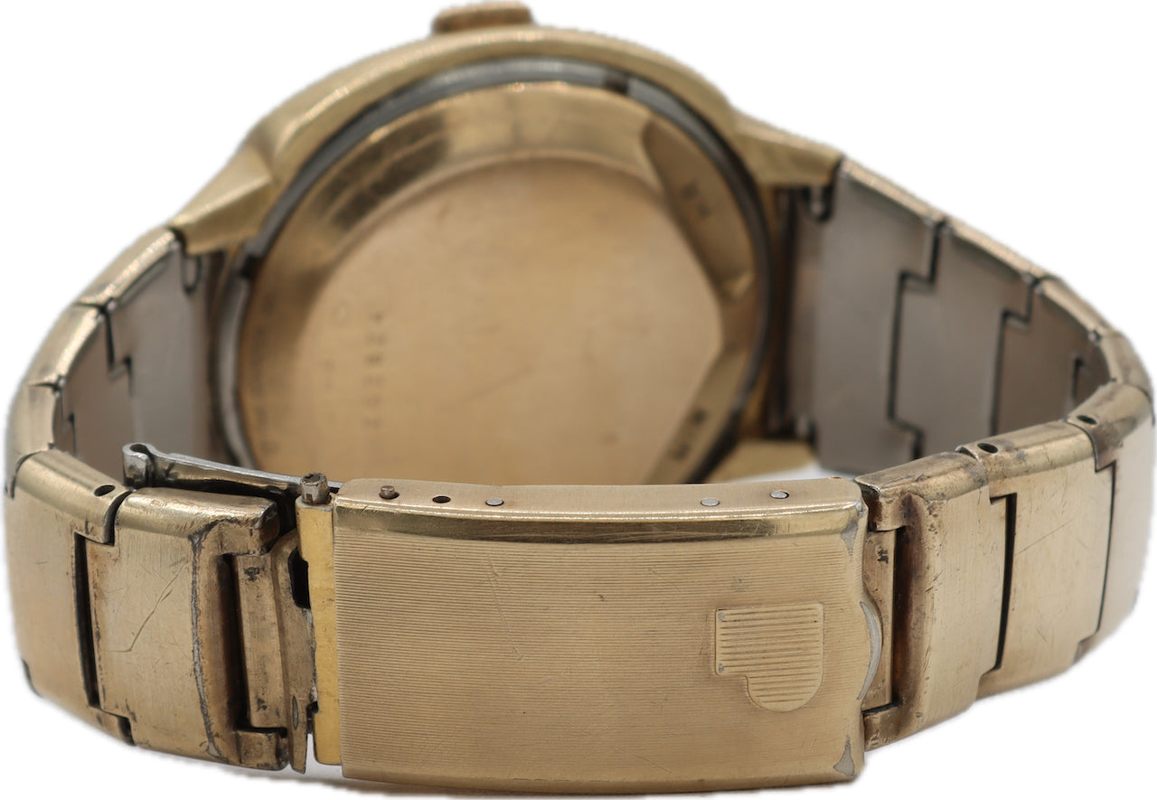 Vintage 41mm Pulsar P3 Men's Digital LED Wristwatch Japan 14k Gold Filled