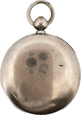 Antique 18 Size Elgin 11 Jewel Key Wind Hunter Pocket Watch Grade 13 Coin Silver