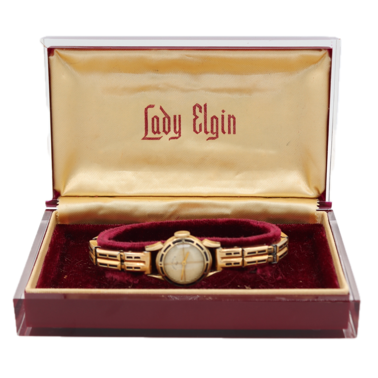 Vintage 17.5mm Lady Elgin 4330 Clubwoman Ladies Mechanical Wristwatch 655 14k GF
