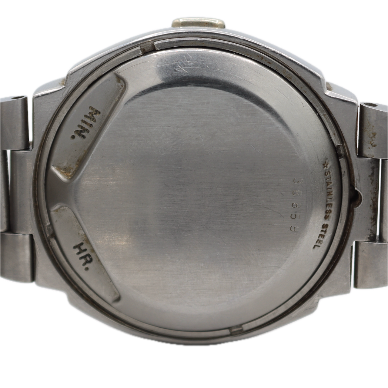 Vintage Pulsar 2900 P2 James Bond Men's Digital LED Wristwatch USA Steel