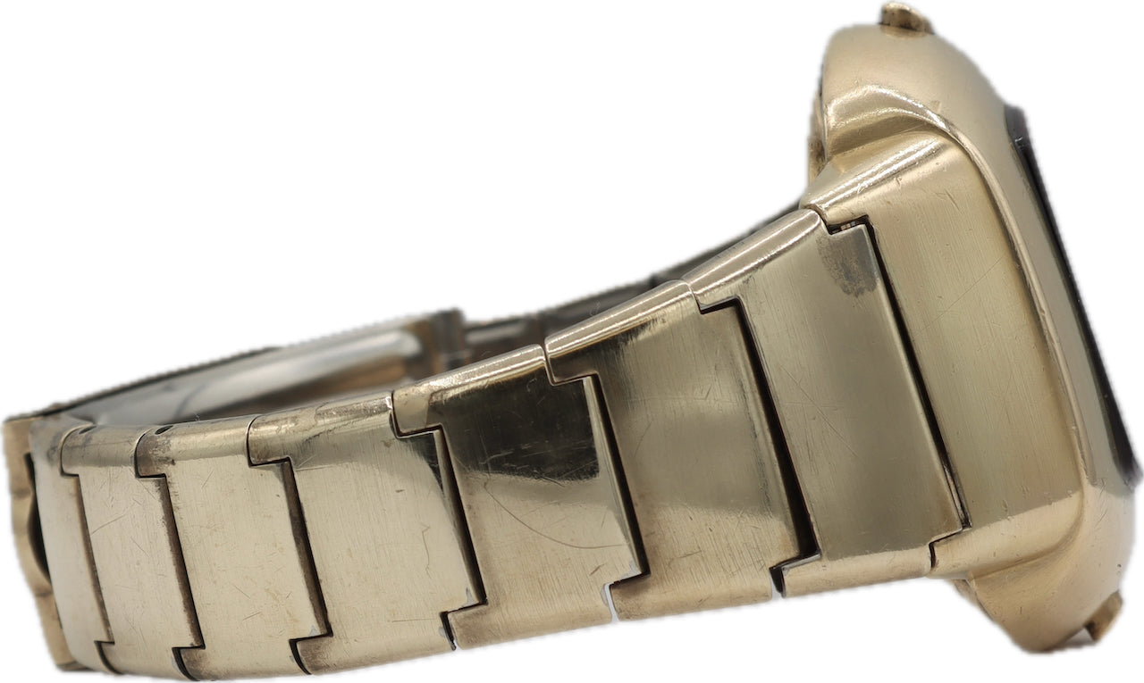 Vintage 41mm Pulsar P3 Men's Digital LED Wristwatch Japan 14k Gold Filled