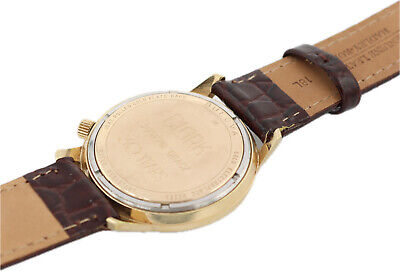 Vintage 34mm 1976 Bulova Accutron Men's Tuning Fork Wristwatch 2192 Swiss 10kRGP