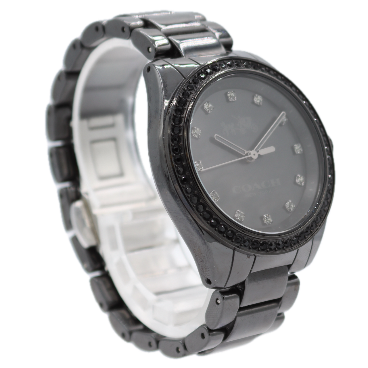 36mm Coach CA.67.7.49.1227S Cary Ladies Quartz Wristwatch Swiss Stainless Steel