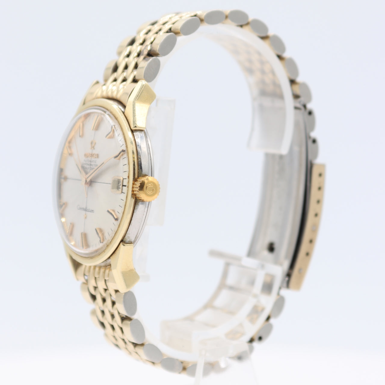 Vintage Omega 168.005 Constellation Men's Automatic Wristwatch 561 Gold Capped
