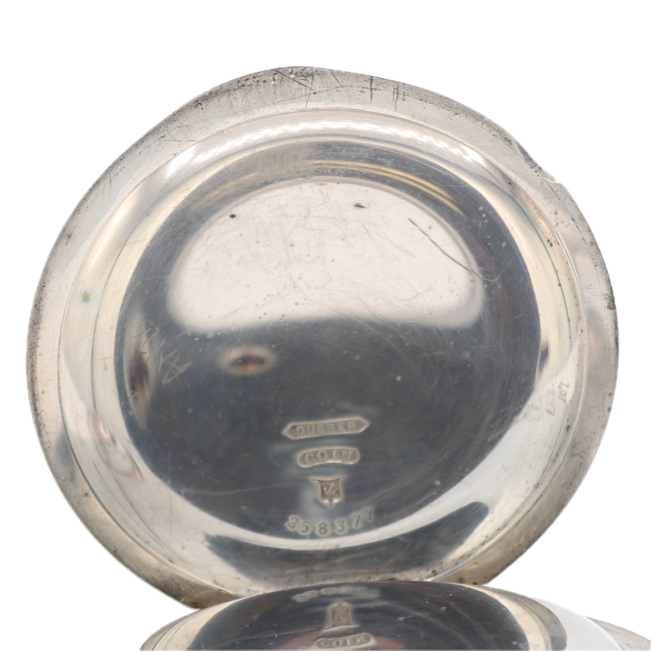 Antique 1884 Elgin 6 Ounce 11J Key Wind Hunter Pocket Watch 13 Coin Silver