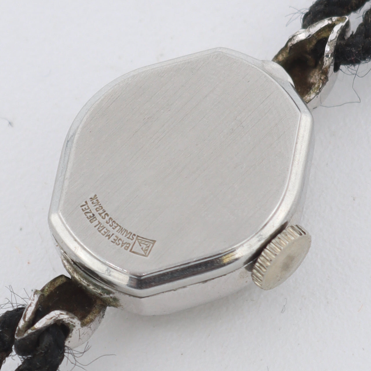 Vintage Deville Cocktail Ladies Mechanical Wristwatch ST 20A Steel & Chrome