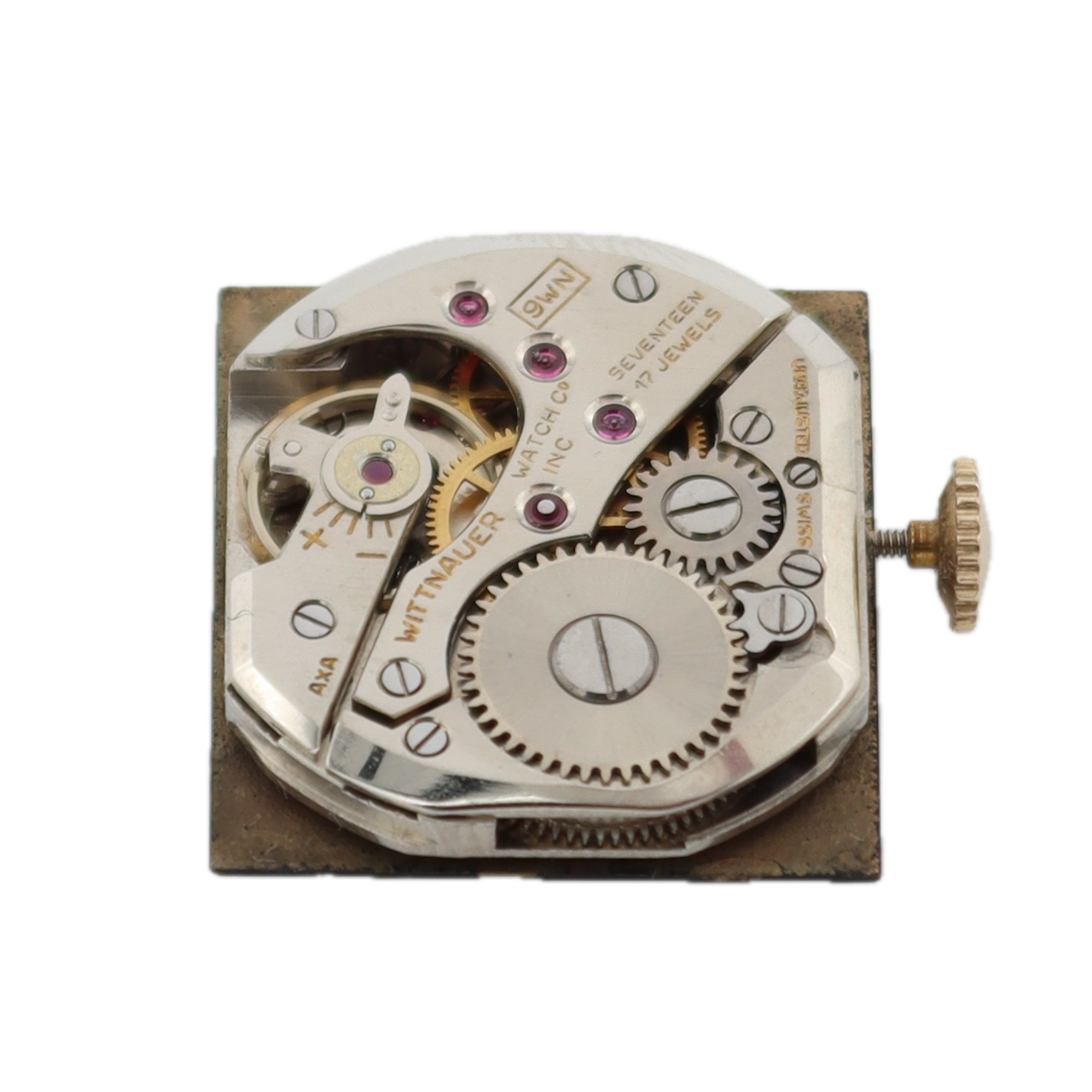 Vintage 24mm Wittnauer Art Deco 17J Men's Mechanical Wristwatch 9WN Swiss 10kGF