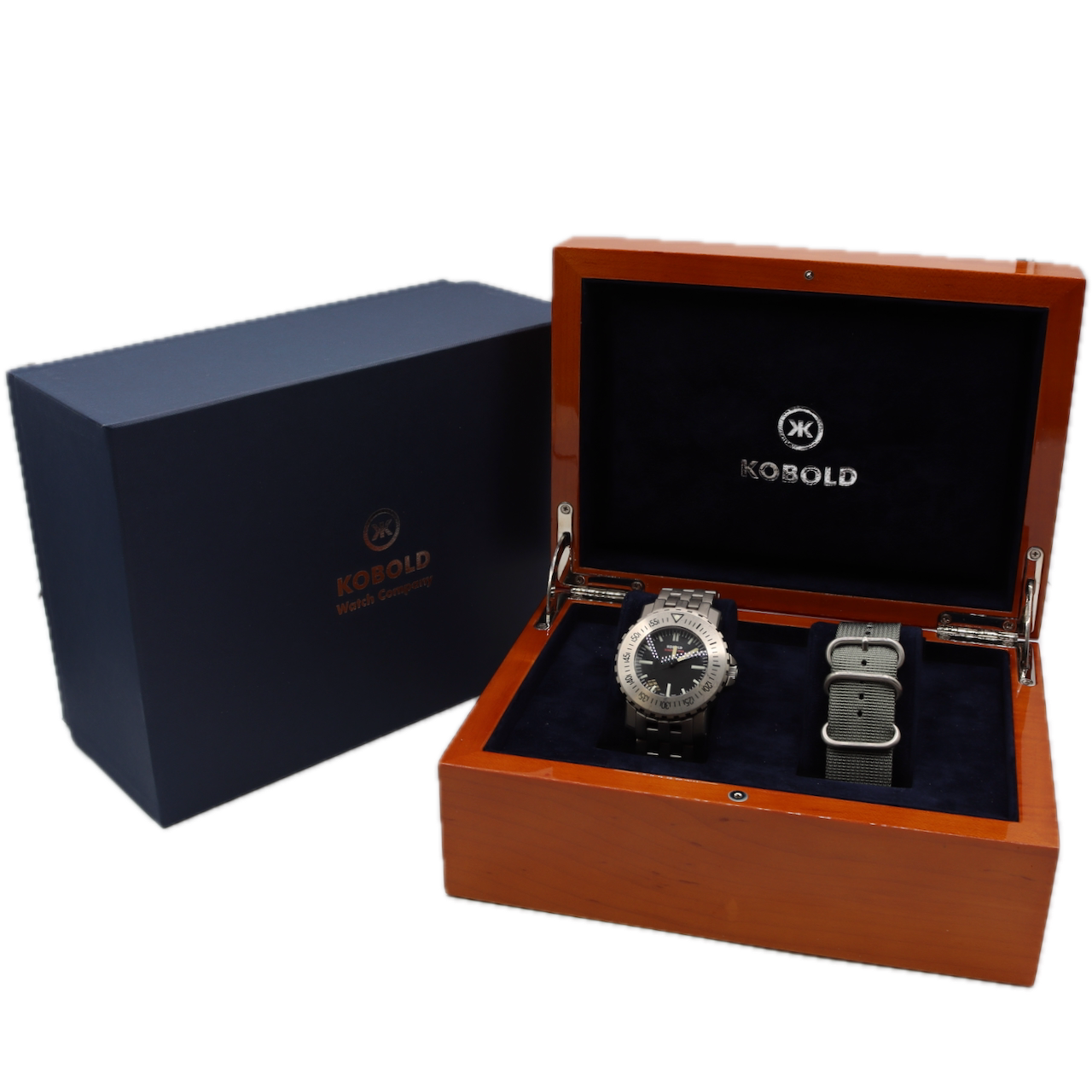 Kobold Soarway "Seal" Diver Men's Automatic Wristwatch ETA 2824 Titanium