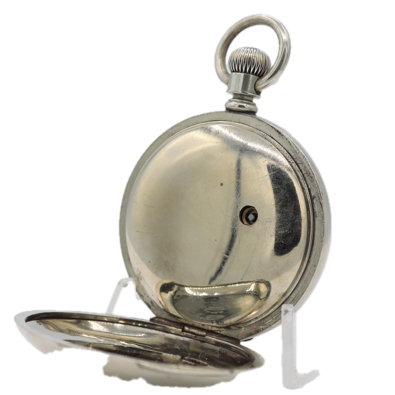 Antique 18s 1882 Illinois 11J Key Transitional Hunter Config. Pocket Watch 101