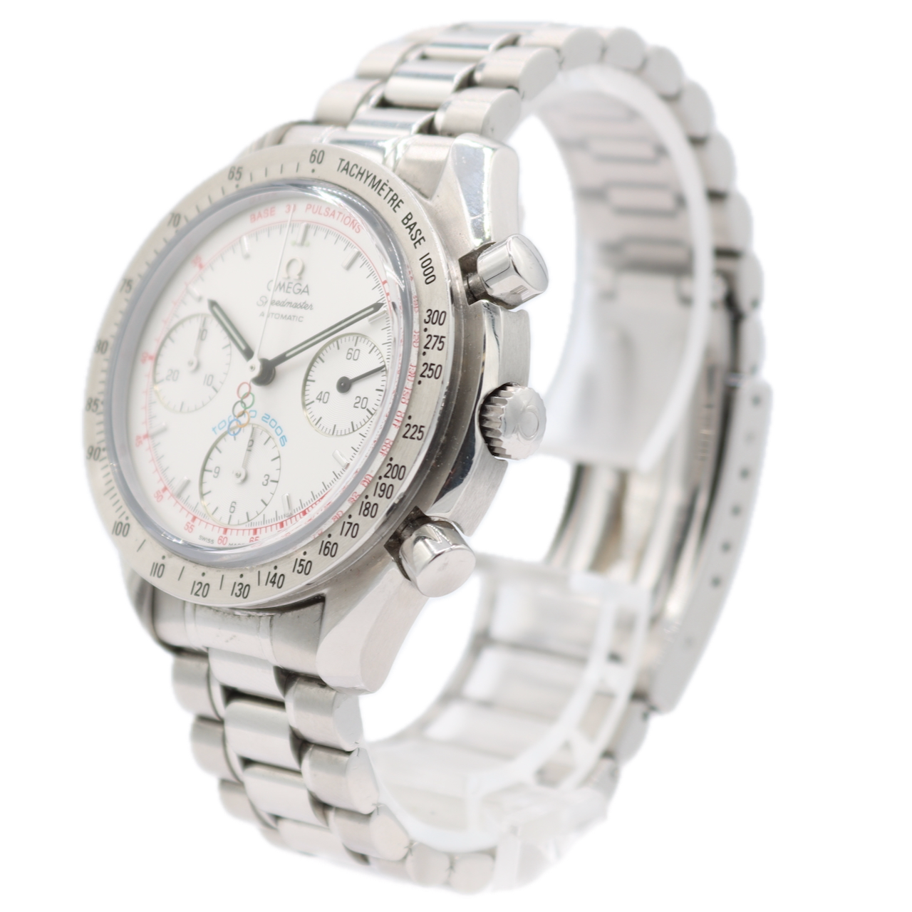 39mm 2006 Omega 3538.30 Speedmaster Men's Automatic Wristwatch Torino 2006 LE