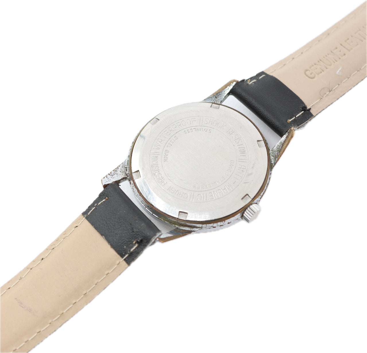 Vintage 34mm Gruen 510 RSS Precision Men's Mechanical Wristwatch 510 France