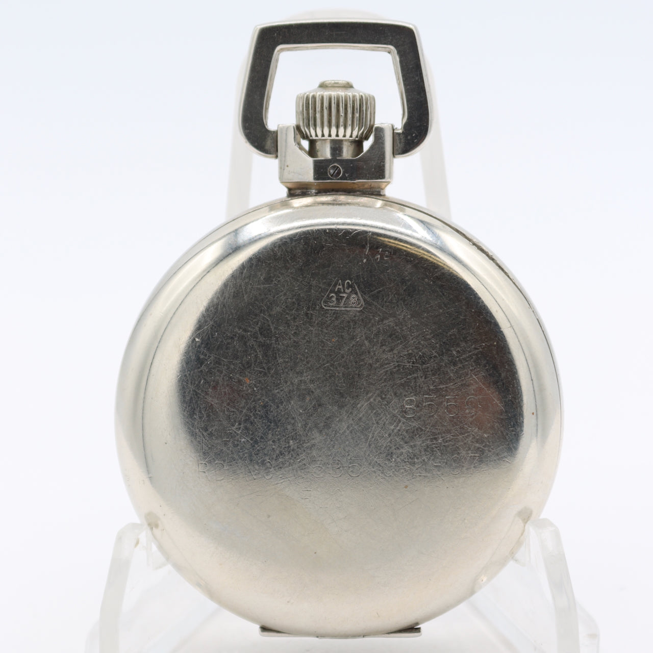 Vintage 1942 Elgin Jitterbug 15 Jewel Mechanical Open Face Stop Watch 582 USA