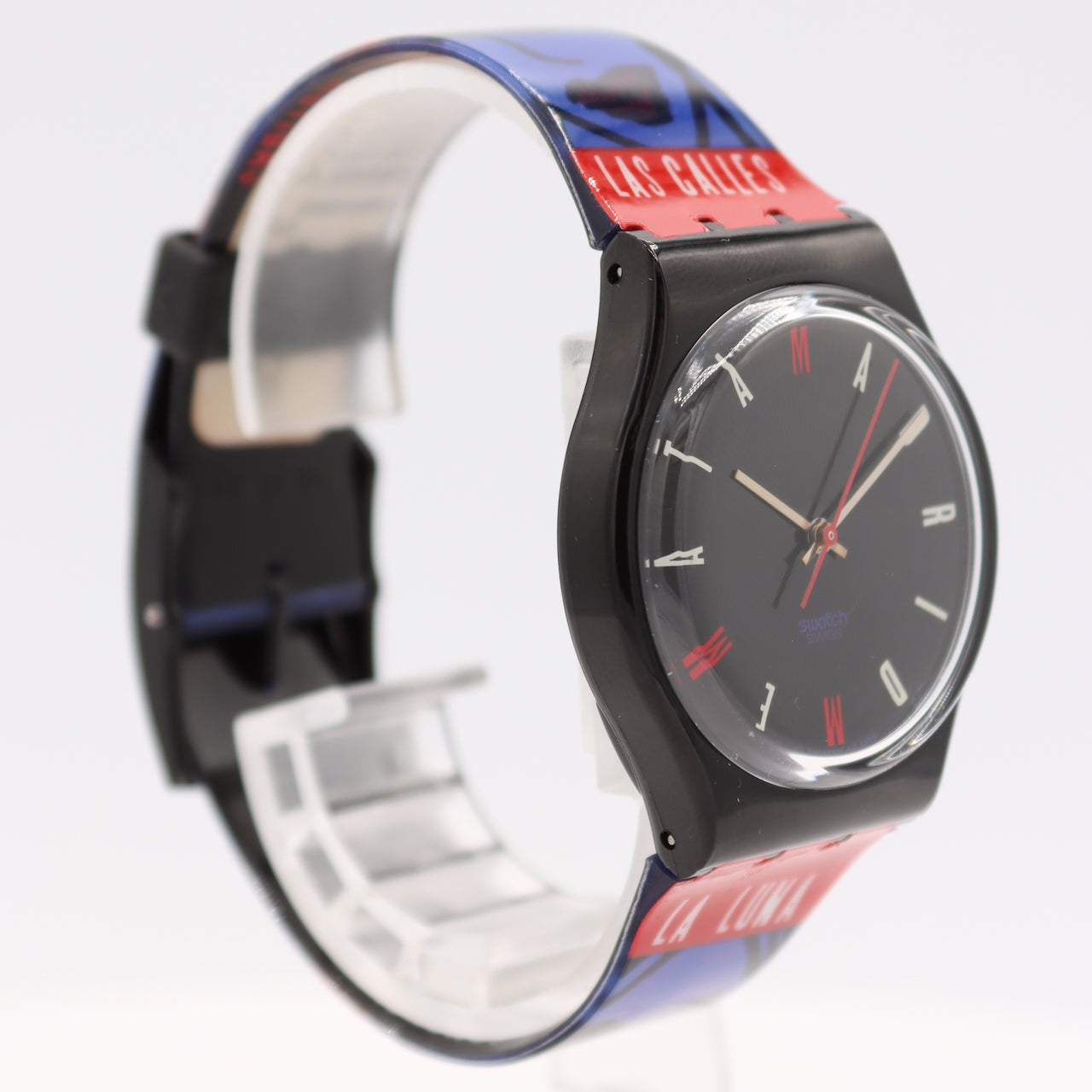 34mm 1997 Swatch GB181 Sueno Madrileno Men's Quartz Wristwatch Swiss With Case