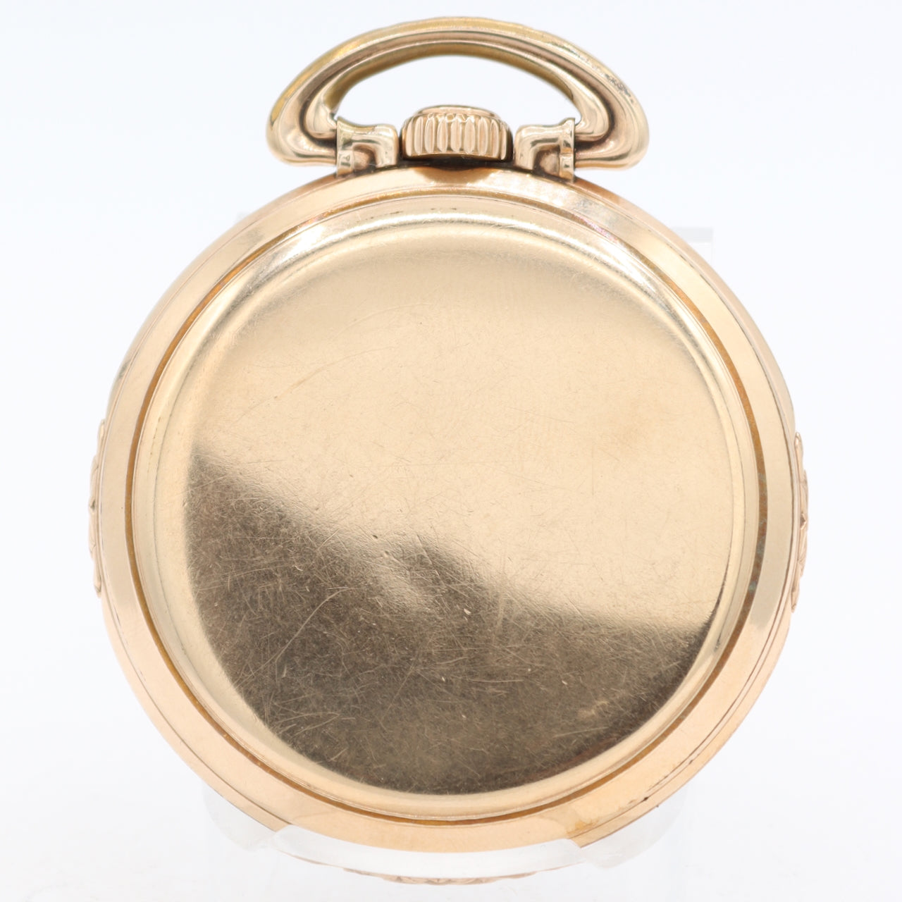 Vintage 16s Elgin Raymond Wind Indicator 23j Railroad Pocket Watch 494 10k GF