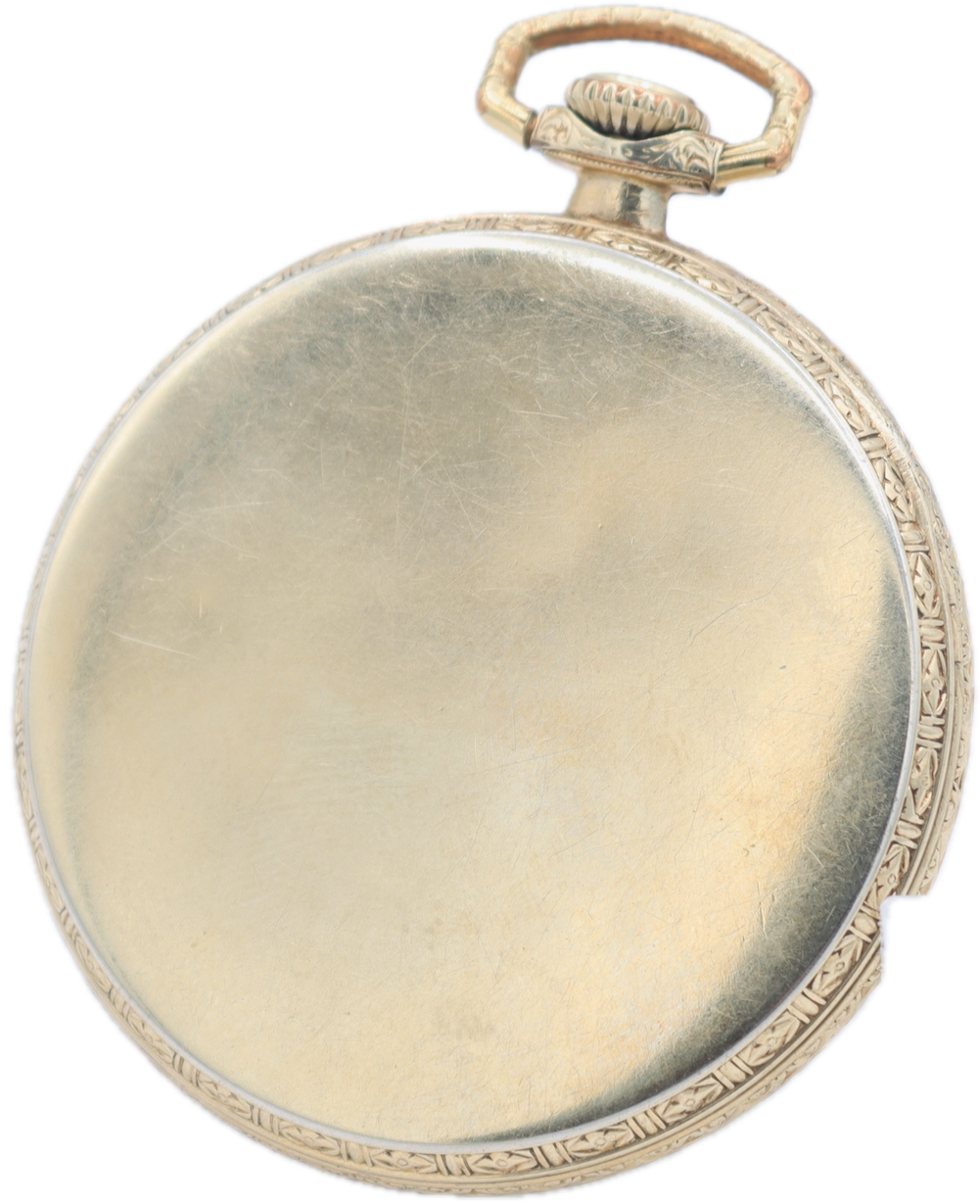 Vintage Gruen Semithin 17 Jewel Mechanical Pocket Watch 756 Gold FIlled Swiss