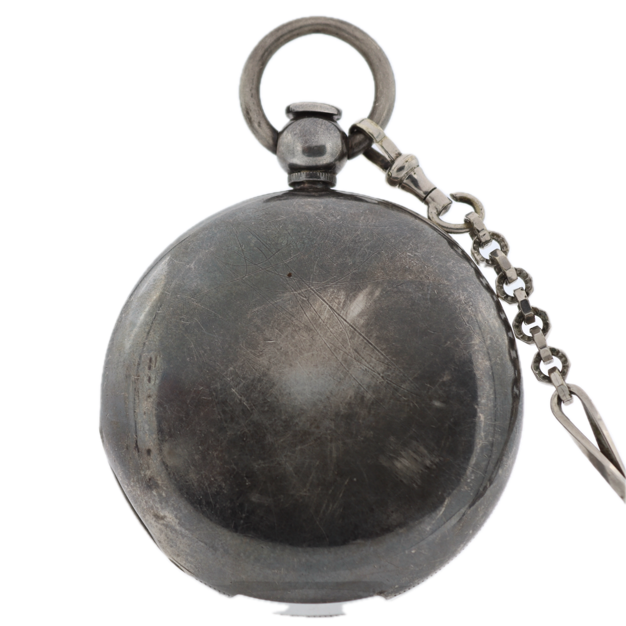 Antique 18s 1870 Appleton Tracy & Co. Key Wind Hunter Pocket Watch Coin Silver