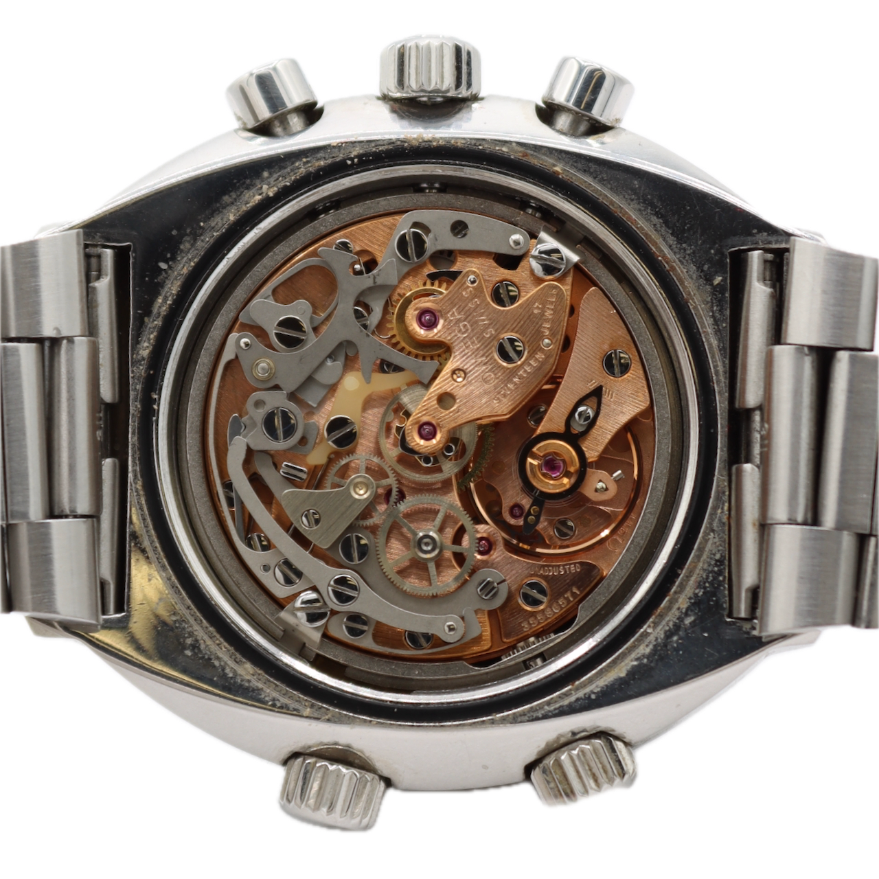 Vintage 1972 Omega 145.036 Flightmaster Men's Chronograph Wristwatch W/Box&Docs