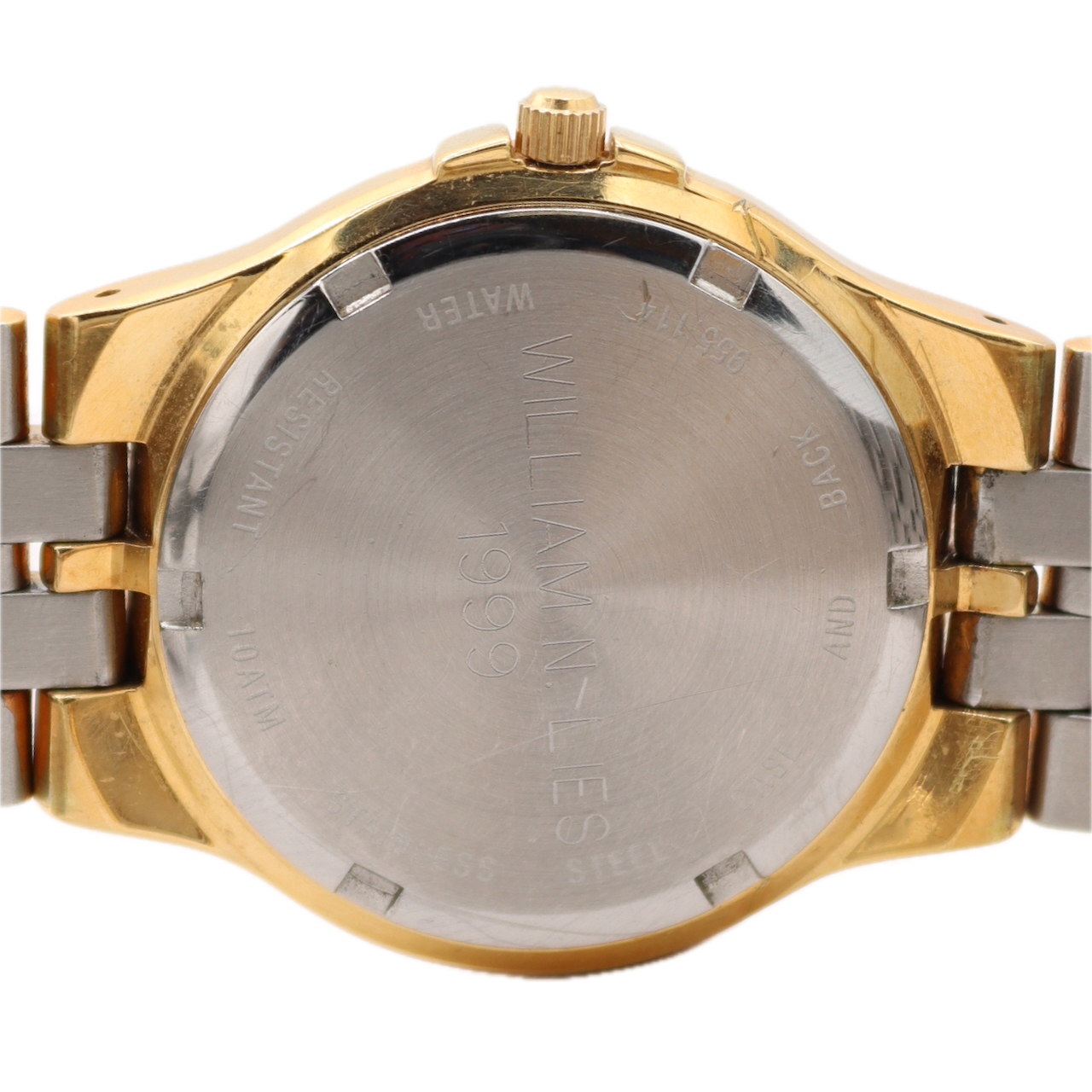 Vintage 34mm Boeing 955.114 Award Men's Quartz Wristwatch Swiss Stainless Steel