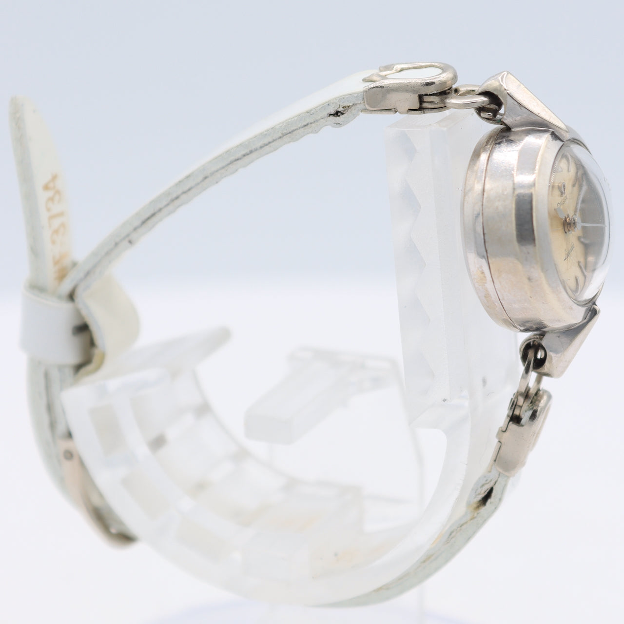 Vintage Omega S5270 Ladymatic Ladies Automatic Wristwatch 455 Swiss 10k White GF
