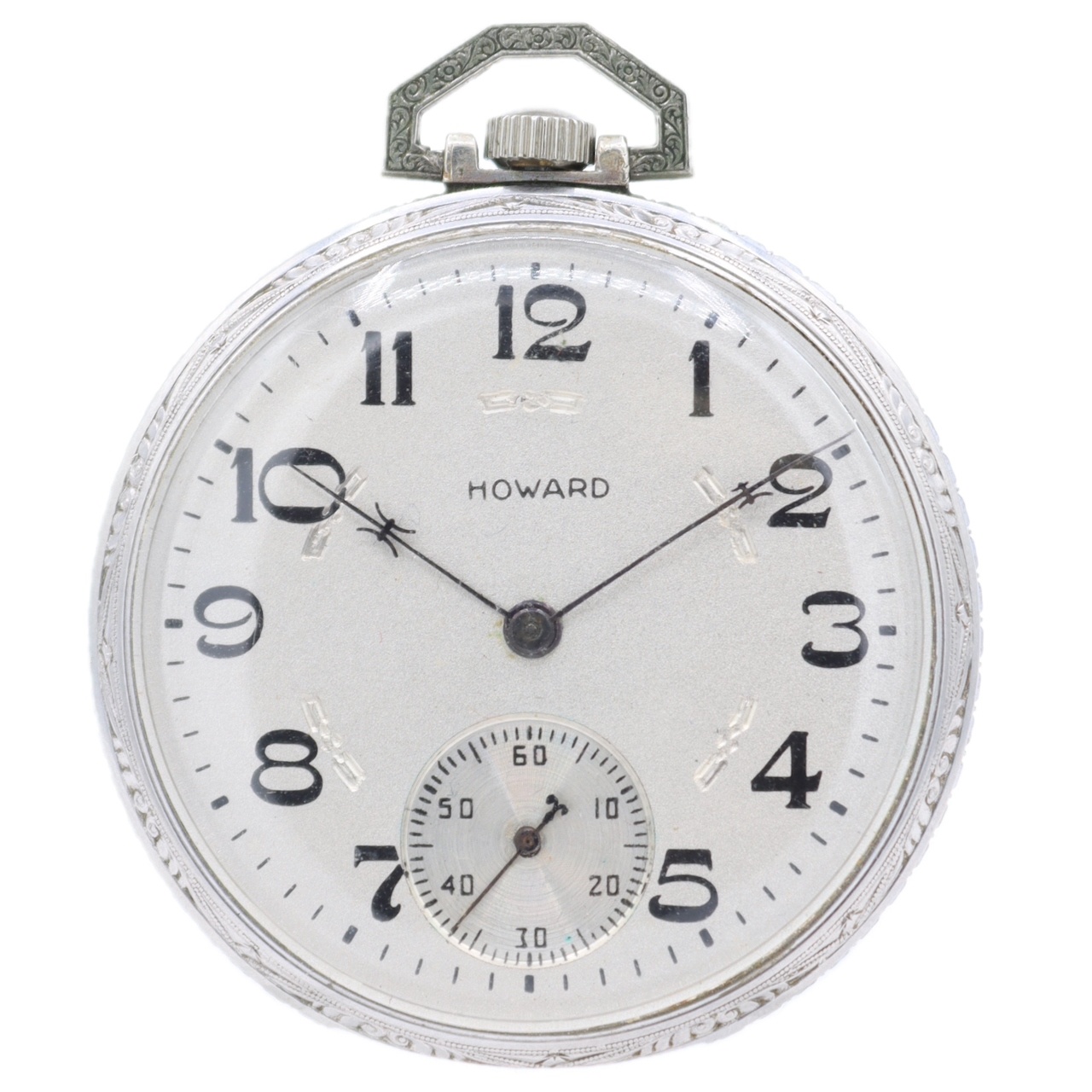 Antique 18s 1918 Howard Series 7 17 Jewel Mechanical Open Face Pocket Watch
